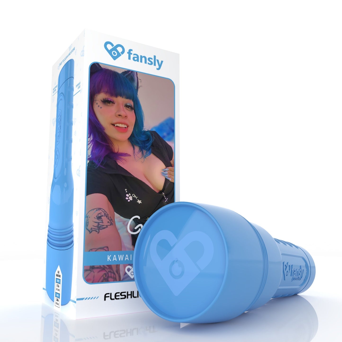 KawaiiGrin Lady Fansly Fleshlight: Fox Girl Fuck Toy :3 Exclusive Lady With Case Fleshlight