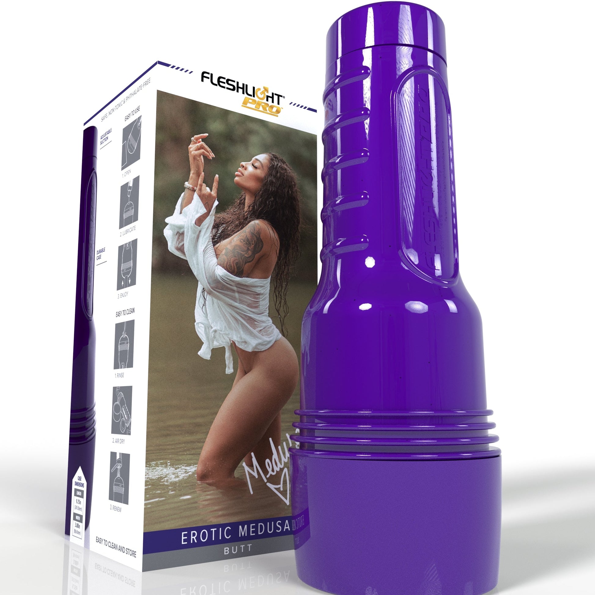 Erotic Medusa Butt Allure With Case Fleshlight