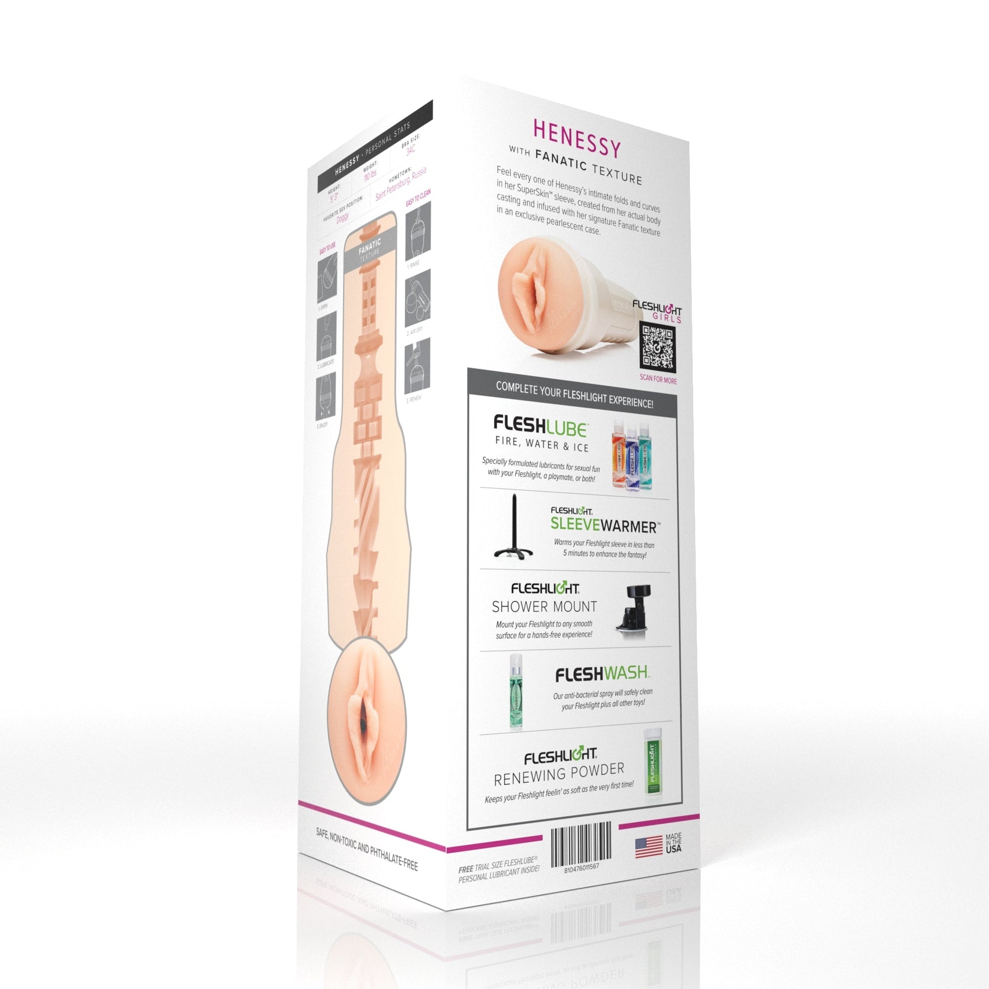 Henessy Fleshlight Fanatic (Lady) Without case Fleshlight