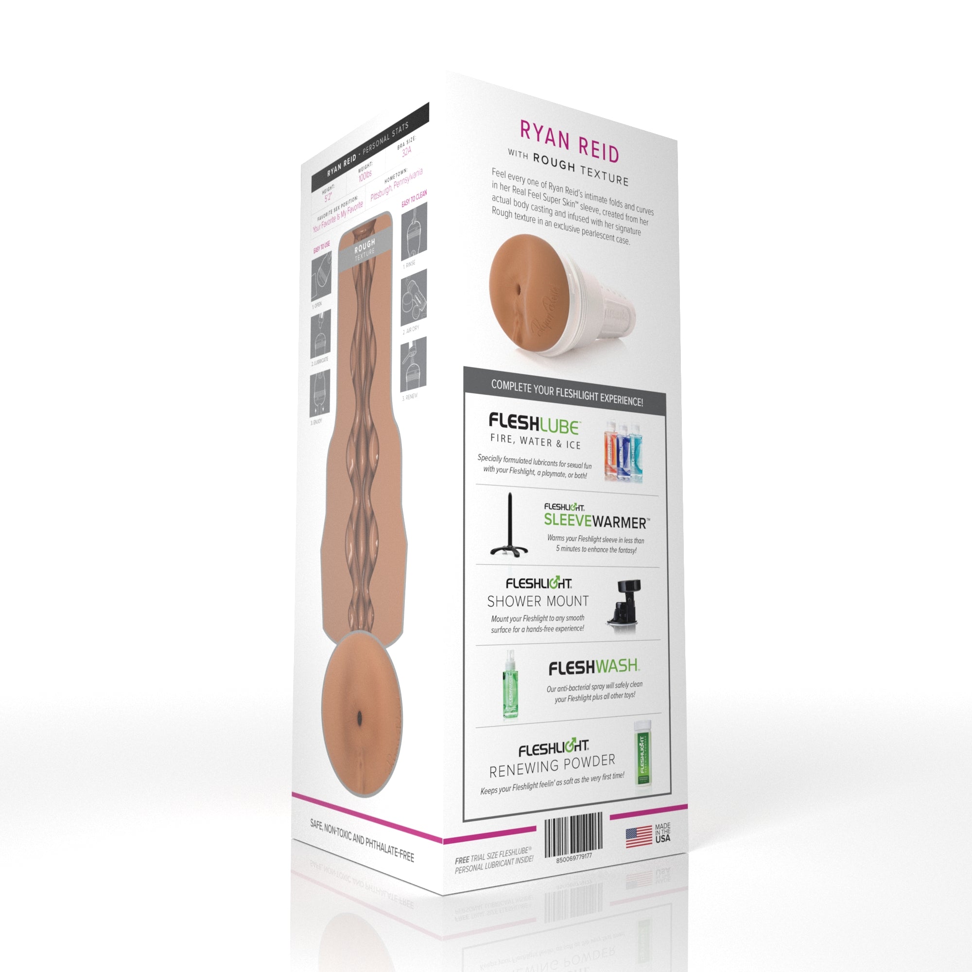Ryan Reid Fleshlight Rough (Butt) Without Case Fleshlight